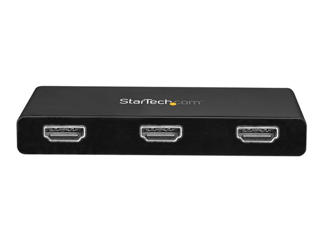 StarTech 3 Port Multi Monitor Adapter USB C to 3x HDMI Video Spli