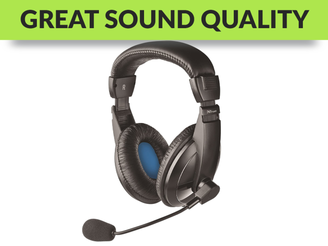 Trust 21661 quasar cheap headset